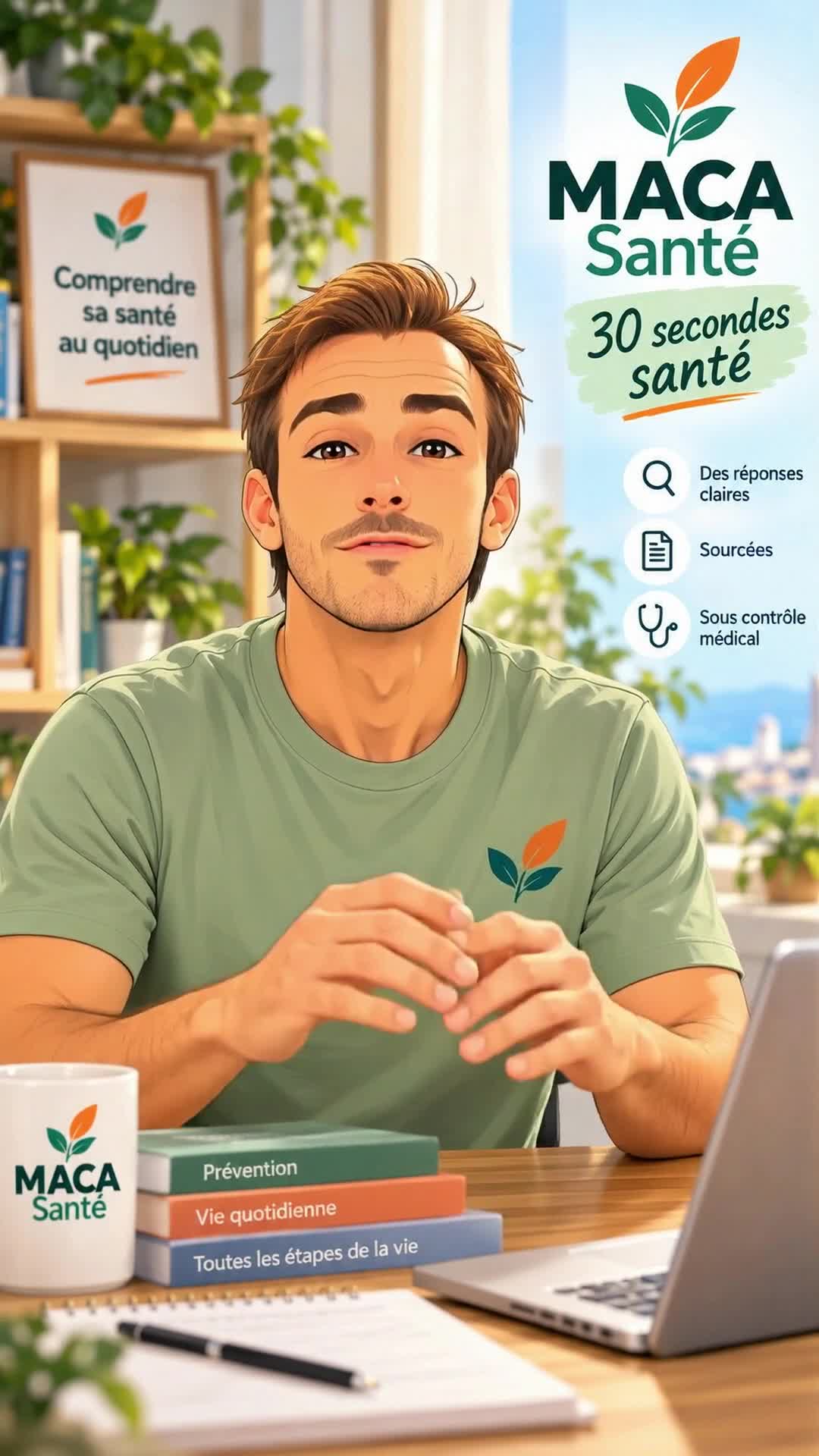 Max, présentateur MACASANTÉ