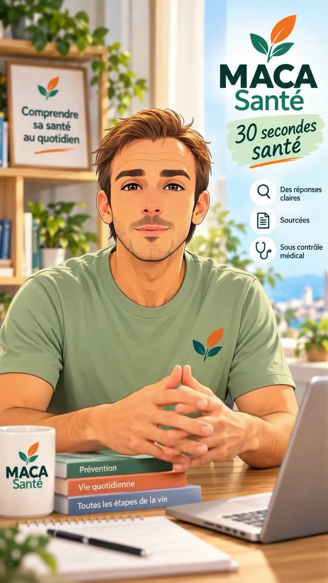 Max, présentateur MACASANTÉ